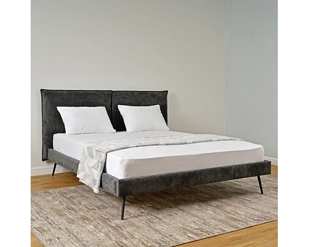 Кровать с ортопедическим основанием 1600 Сильвия графит