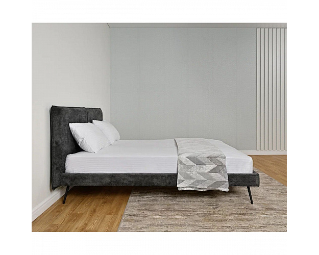 Кровать с ортопедическим основанием 1600 Сильвия графит