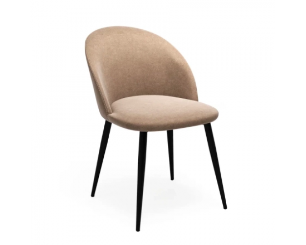 Стул Соло темно-бежевый Ultra Cocoa / черный