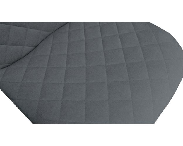 Стул «Ричи» К1С Белый/Микровелюр Jercy Graphite