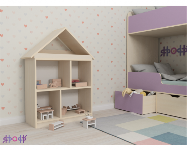 Домик для куклы Дуб молочный